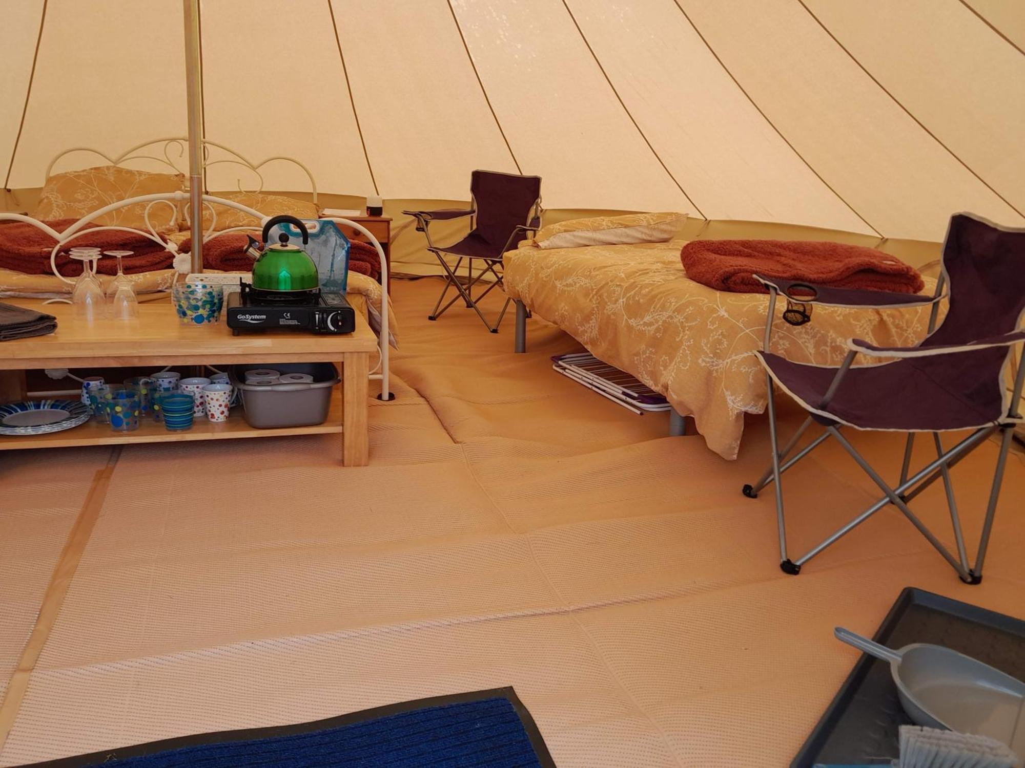 Cornish Skies Glamping Pool Buitenkant foto