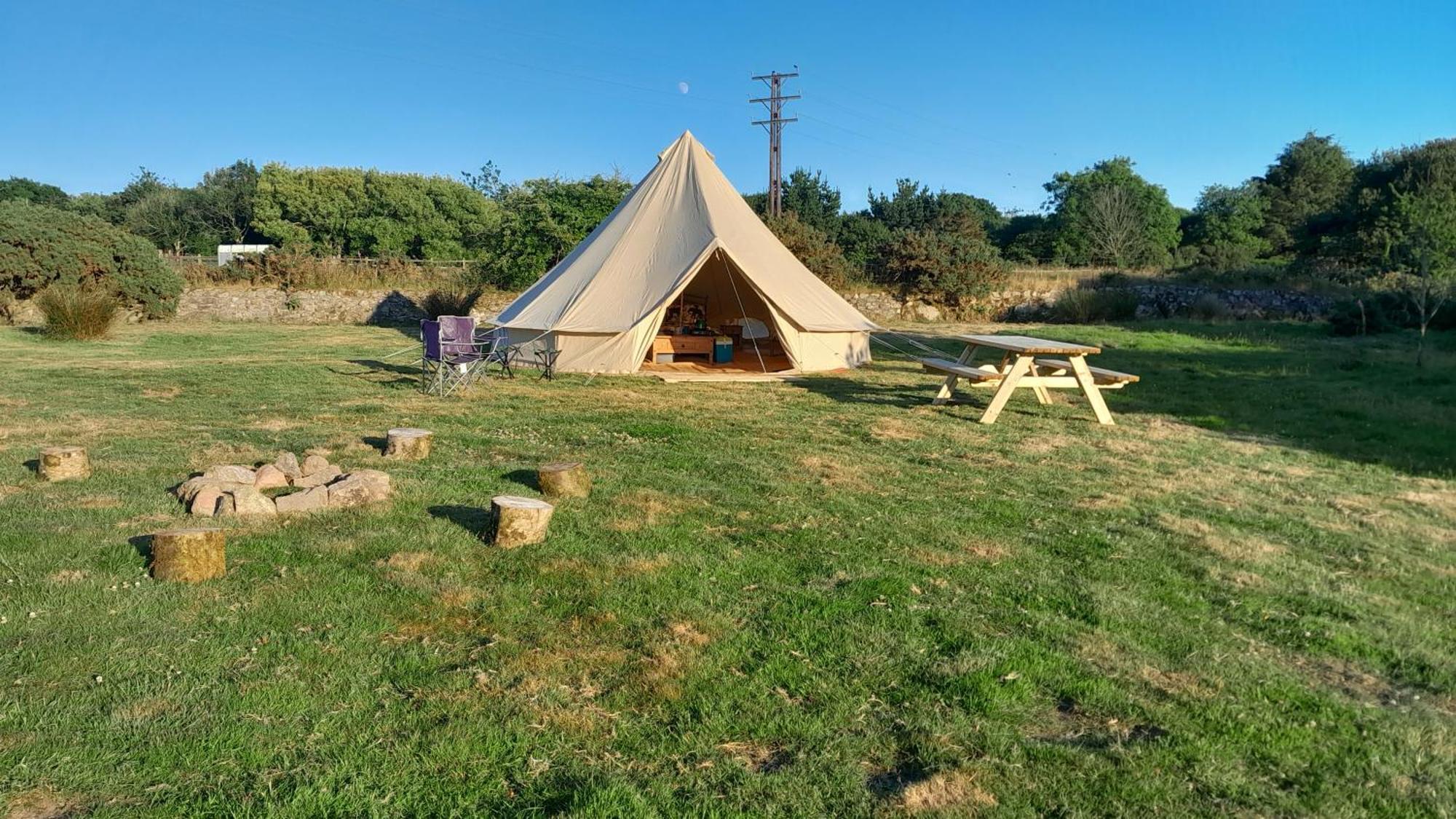 Cornish Skies Glamping Pool Buitenkant foto